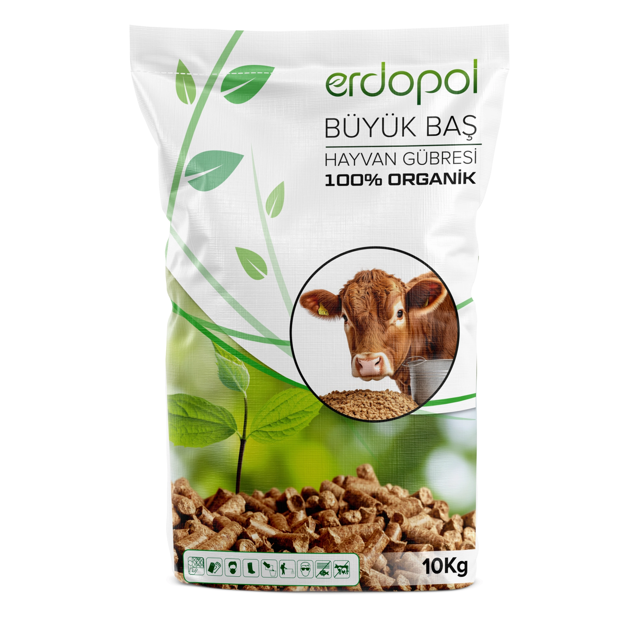 10Kg Büyük Baş Hayvan Gübresi 10 Kg Katı Büyük Baş Hayvan Gübresi - Görsel 1