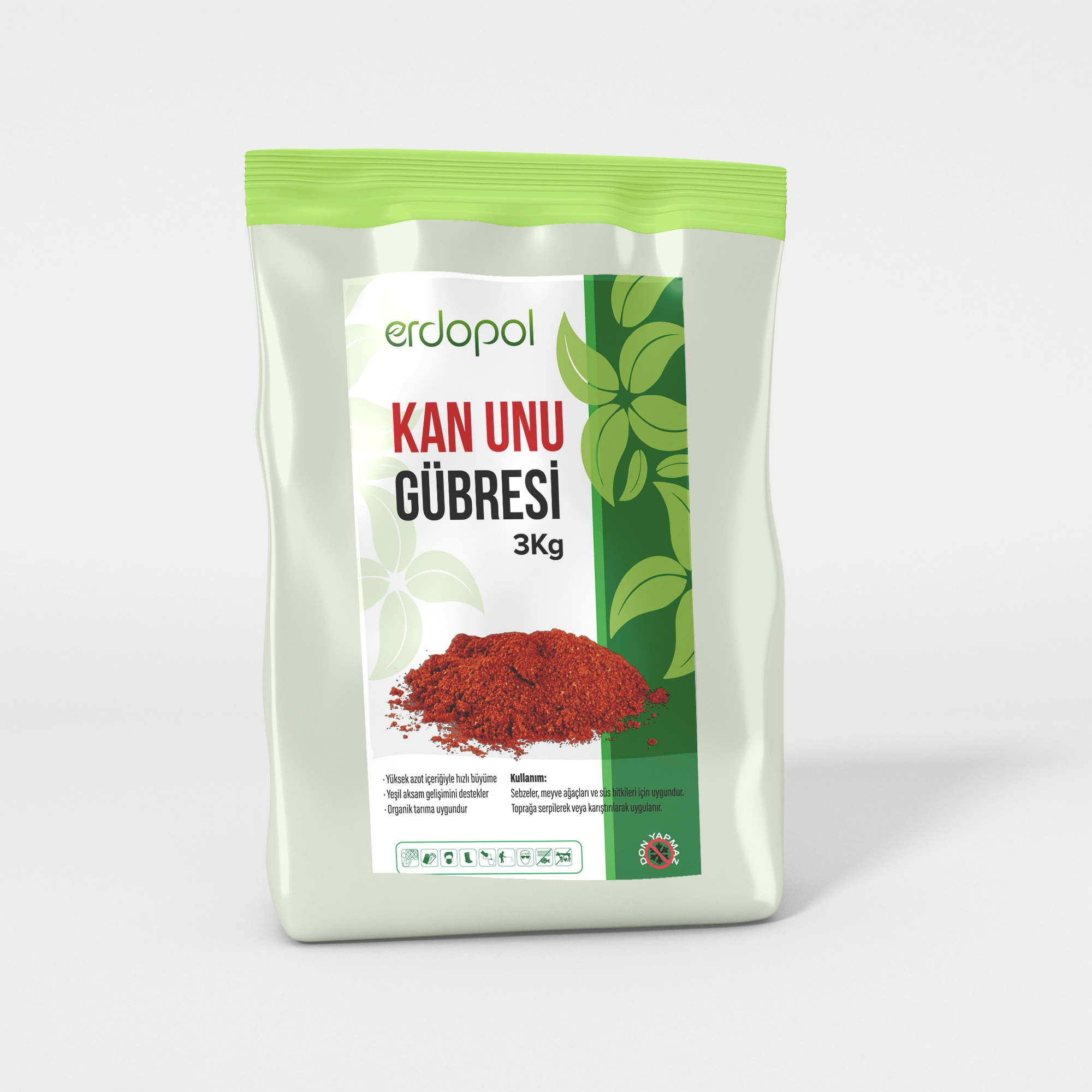 3Kg Kan Unu Gübresi 3 Kg Katı Kan Unu Gübresi - Görsel 1